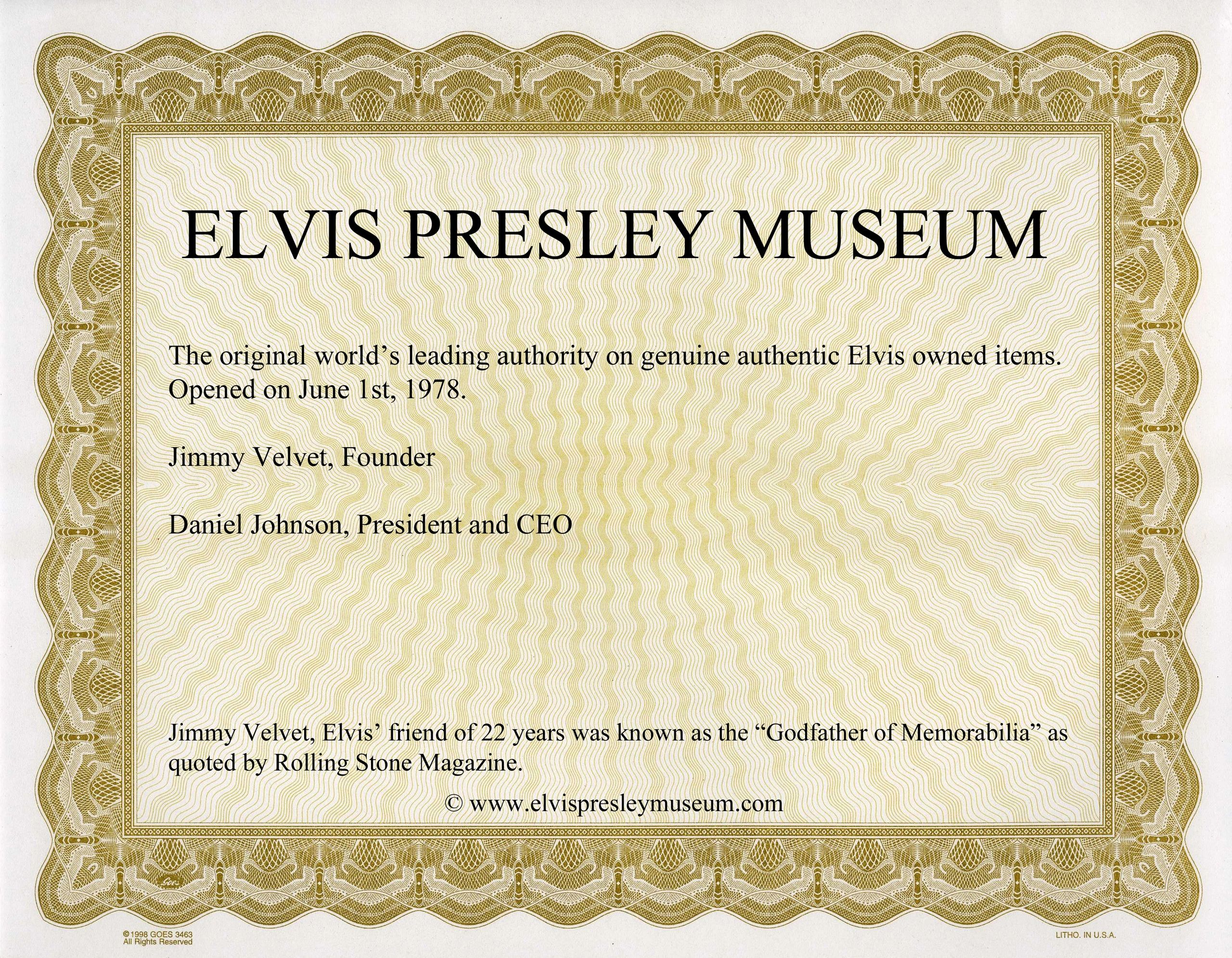 Birth Of Elvis ELVIS PRESLEY MUSEUM